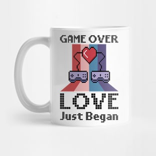 Valentine's Day Gamer Playing Video Game Couples Mug